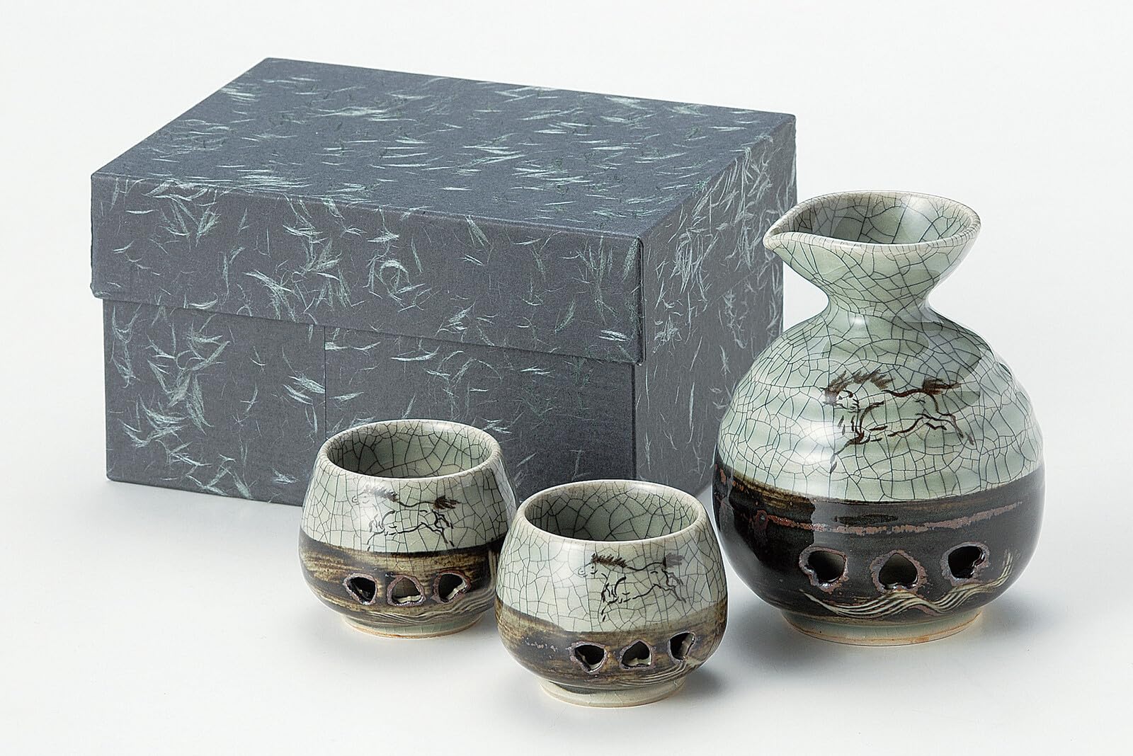 Amazon.com | Japanese Soma Ware Ceramic Double-layered structure